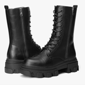 Combat Boots Chunky Platform Lug Sole